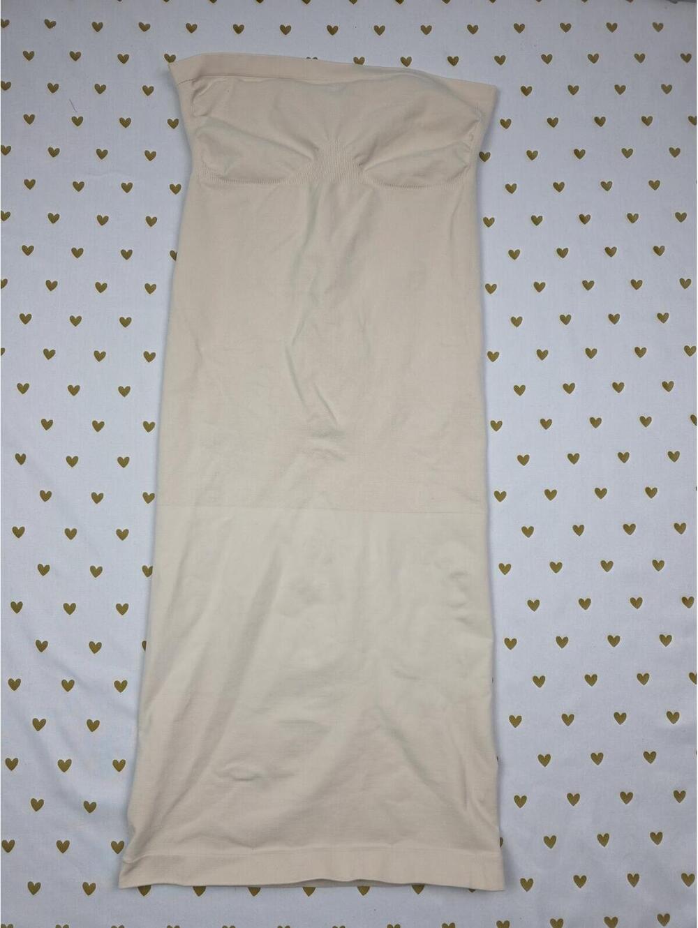 Victorias Secret Vintage Beige Long Shaper Girdle Shapewear LARGE